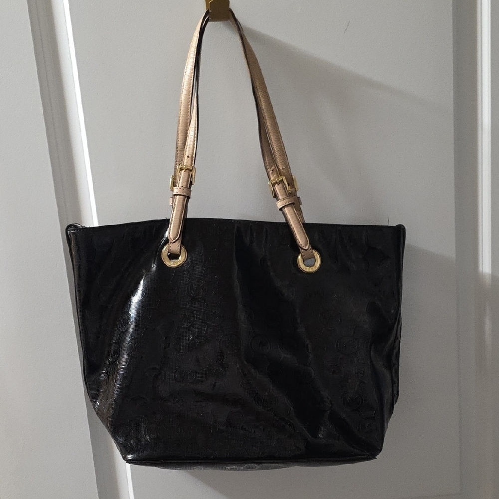 MICHAEL Michael Kors Black &  Gold Tote